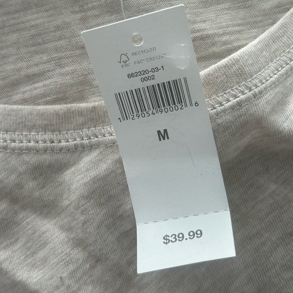 NWT Banana Republic Women’s Shoulder Zip Color Block Long Sleeve Shirt - Picture 2 of 7